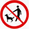picto pas de chien