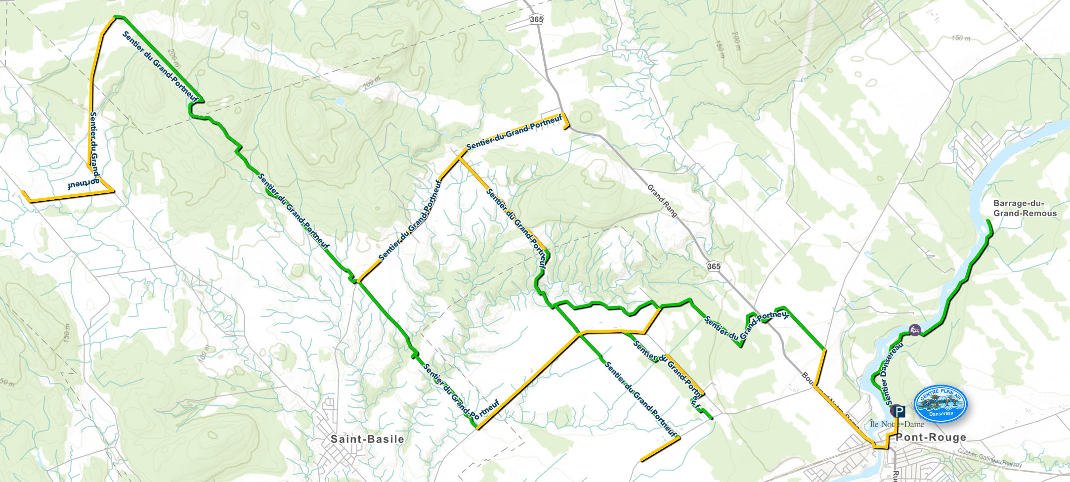Sentier trans-canadien secteur de Pont-Rouge Sentier trans-canadien secteur de Pont-Rouge